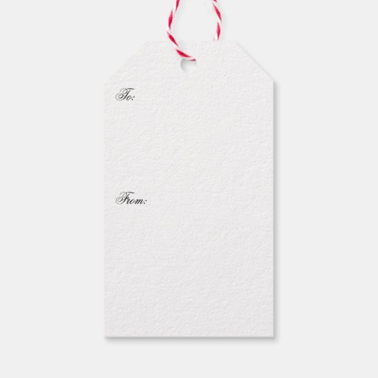 Vickie’s Gingerbread Parade-Cream Geschenkanhänger (Rückseite)