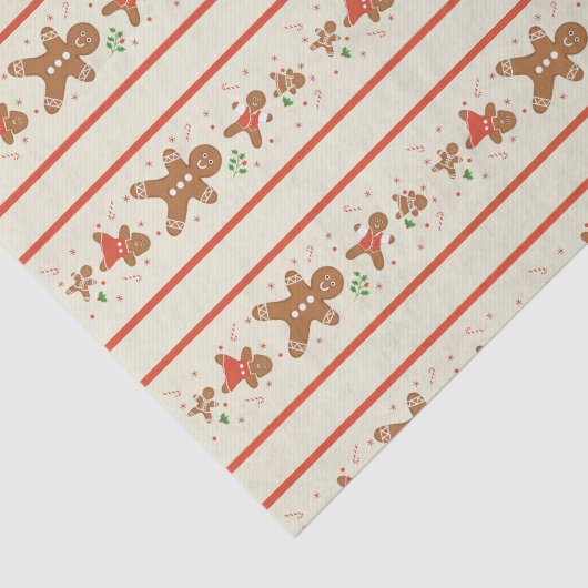 Vickie’s Gingerbread Parade-Cream Tissue Paper Seidenpapier (Ausschnitt)