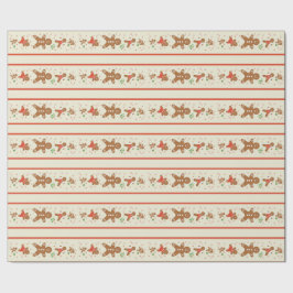 Vickie’s Gingerbread-Parade-Creme Geschenkpapier