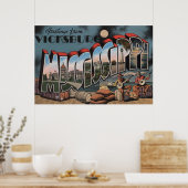 Vicksburg, Mississippi - Große Briefszenen Poster (Küche)
