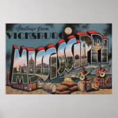 Vicksburg, Mississippi - Große Briefszenen Poster (Vorne)
