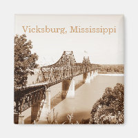 Vicksburg MS River Bridge Sepia Copper Tone