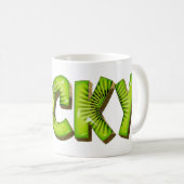 Vicky Name Kiwi Style Tasse Teetasse Kaffeetasse (VorderseiteRechts)