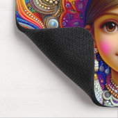 VICKY ~ Psychedelic Girl ~ Mousepad (Ecke)