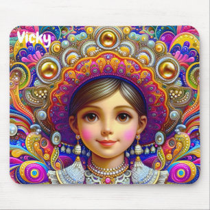 VICKY ~ Psychedelic Girl ~ Mousepad