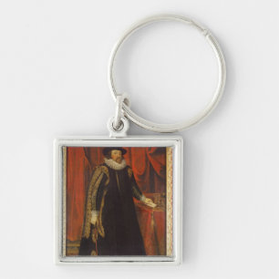 Vicomte Sir-Francis Bacon von St Albans Schlüsselanhänger