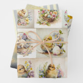 Vicotrian Ostersonne & Chick Geschenkpapier Set (Beispiel)