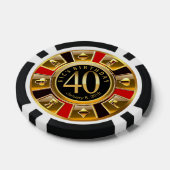 Vics 40. Tag Pokerchips (Einzeln)