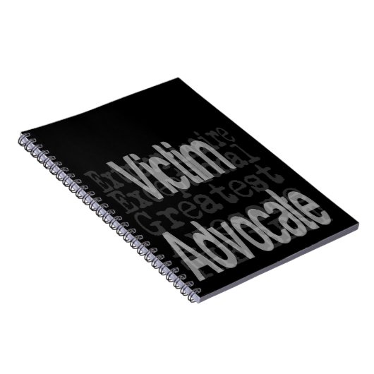 Victim Advocate Extraordinaire Notebook Notizblock (Rechte Seite)