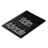 Victim Advocate Extraordinaire Notebook Notizblock (Linke Seite)