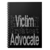 Victim Advocate Extraordinaire Notebook Notizblock (Vorderseite)