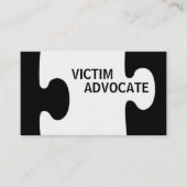 Victim Advocate Puzzle Piece Visitenkarte (Vorderseite)