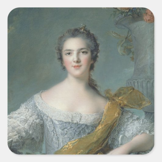 Victoire de France, Fontevrault, 1748 Quadratischer Aufkleber (Vorderseite)