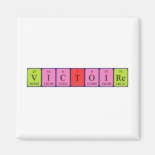Victoire Periodenmagnet Magnet (Vorne)