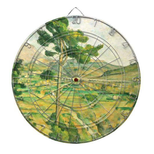 Victoire und Viadukt Paul Cezanne Dartscheibe (vorne)