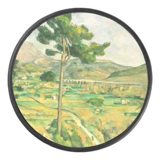 Victoire und Viadukt Paul Cezanne Eishockey Puck (Vorderseite)