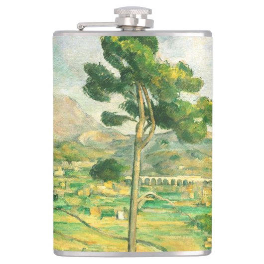 Victoire und Viadukt Paul Cezanne Flachmann (Vorderseite)