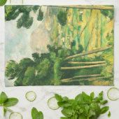 Victoire und Viadukt Paul Cezanne Geschirrtuch (Gefaltet)