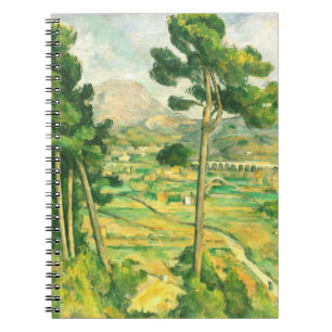 Victoire und Viadukt Paul Cezanne Notizblock