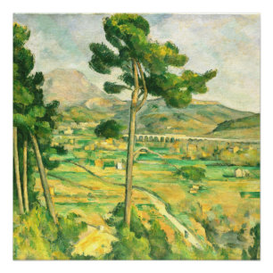 Victoire und Viadukt Paul Cezanne Poster