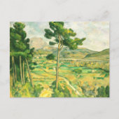 Victoire und Viadukt Paul Cezanne Postkarte (Vorderseite)