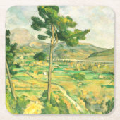 Victoire und Viadukt Paul Cezanne Rechteckiger Pappuntersetzer (Vorderseite)