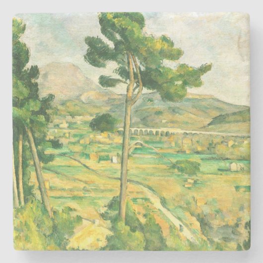 Victoire und Viadukt Paul Cezanne Steinuntersetzer (Vorderseite)