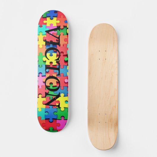 Victon Victory Autism Awareness Skateboard (Vorderseite)