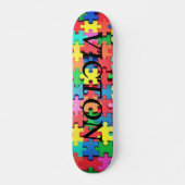 Victon Victory Autism Awareness Skateboard (Vorne)