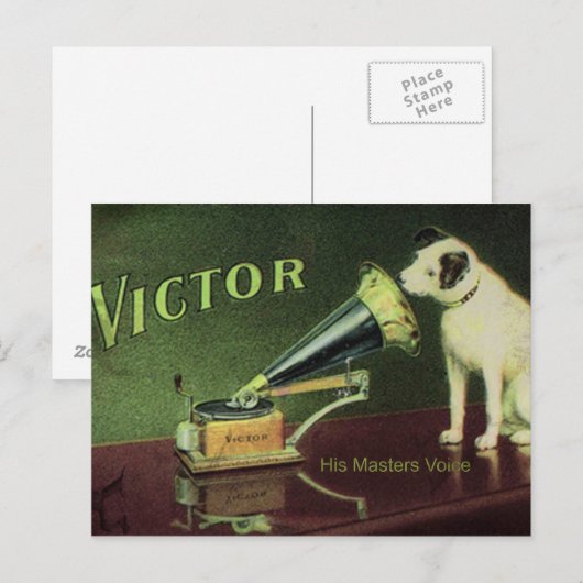 Victor 1899 postkarte (Vorne/Hinten)