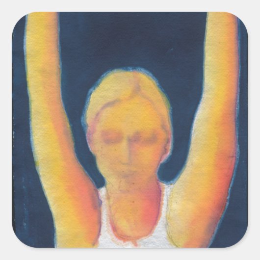 Victor 2011 quadratischer aufkleber (Vorderseite)