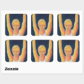 Victor 2011 quadratischer aufkleber (Blatt)