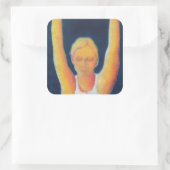 Victor 2011 quadratischer aufkleber (Tasche)