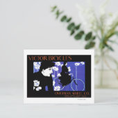 Victor Bicycles Overman Wheel Promo Poster Postkarte (Stehend Vorderseite)