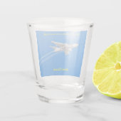 Victor Bomber 'Abwesende Freunde' Schnapsglas (Rückseite)