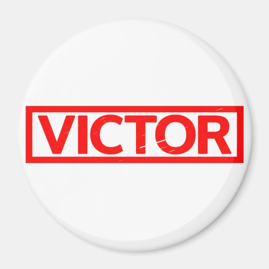 Victor Briefmarke Magnet (Vorne)