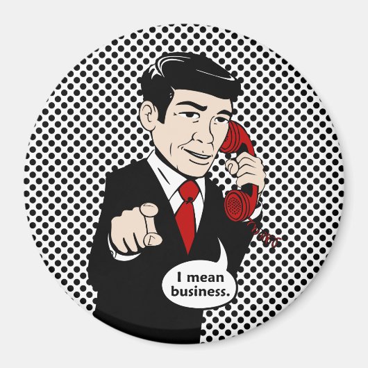 Victor Crushmore bedeutet Business Magnet (Vorne)