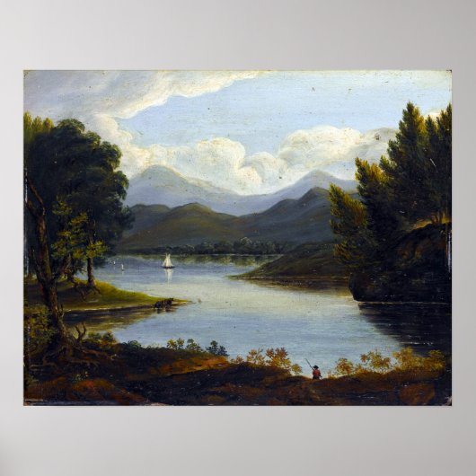 Victor de Grailly Hudson River Scene Poster (Vorne)