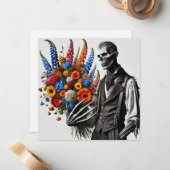 Victor Dreadthorn — Gothic Viktorianisch Greeting Mitteilungskarte (Vorderseite/Rückseite Beispiel)