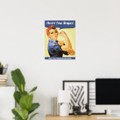 Victor Girl Rosie Riveter Custom Poster (Heimbüro)