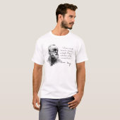Victor Hugo absorbierte im Gedanken T-Shirt (Vorne ganz)