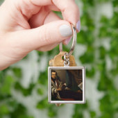 Victor Hugo auf seinem Diwan, c.1830-40 Schlüsselanhänger (Hand)