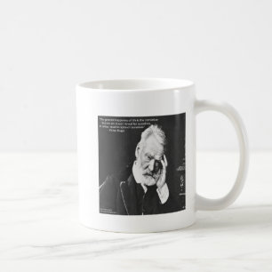 Victor Hugo & Glück Zitate Geschenke T-Shirts usw. Kaffeetasse