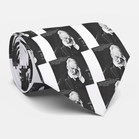 Victor Hugo & Happiness Zitat Geschenke T-Shirts e Krawatte (Gerollt)