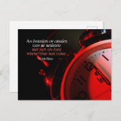 Victor Hugo Inspiration Zitat "Ideen" Postkarte (Vorne/Hinten)