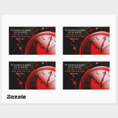 Victor Hugo Inspiration Zitat "Ideen" Rechteckiger Aufkleber (Blatt)