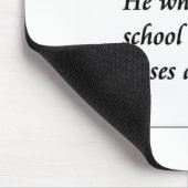 Victor Hugo Open School Door Zitat Mousepad (Ecke)