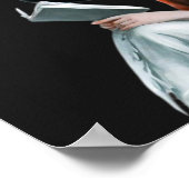 Victor Hugo quote  —-  to learn to read Poster (Ecke)