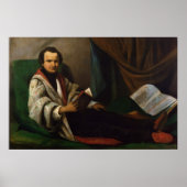 Victor Hugo zu seinem Diwan, c.1830-40 Poster (Vorne)