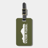 Victor Idaho Bitte Gepäckanhänger (Vorderseite vertikal)